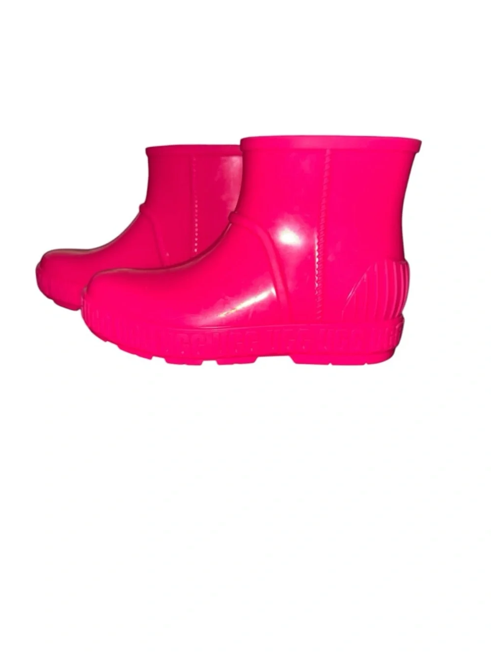 UGG Drizlita Kids Waterproof Ankle Rain Boot Pink Taffy Size 2 NWT - Picture 3 of 10